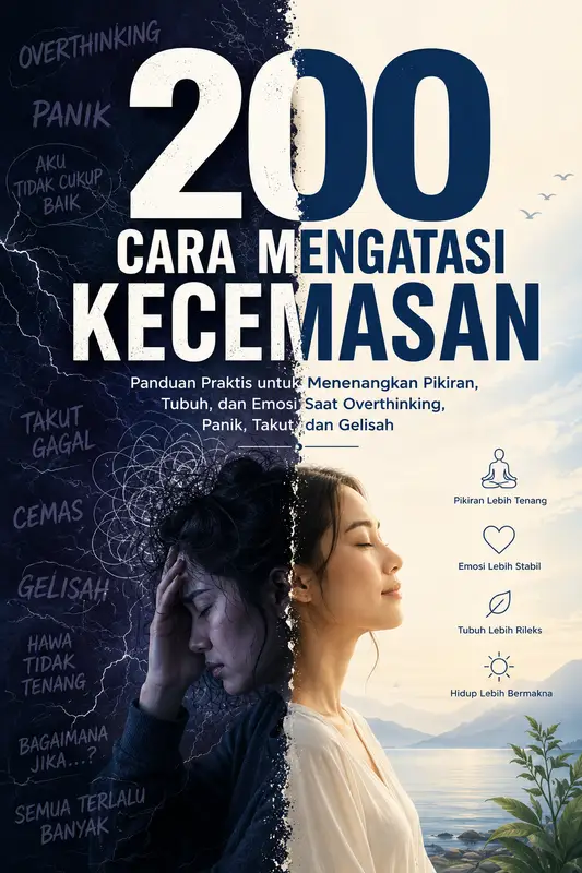 Cover Ebook 200 Cara Mengatasi Kecemasan