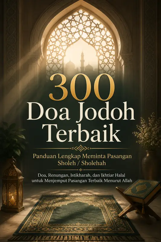 Cover ebook 300 Doa Jodoh Terbaik