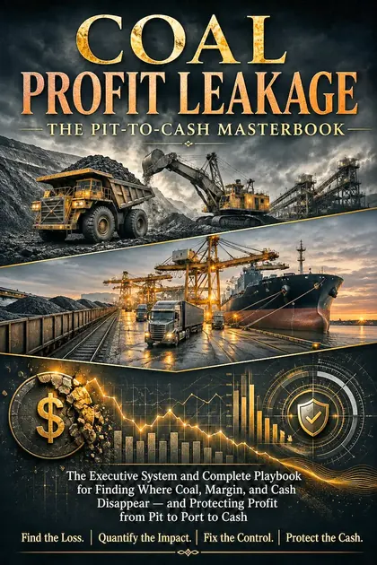 Cover ebook Coal Profit Leakage — The Pit-to-Cash Masterbook