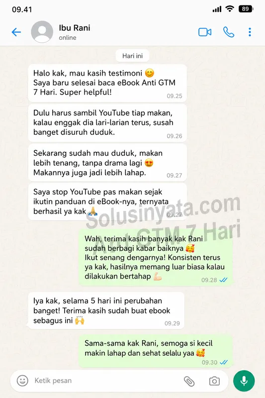 Review pembaca Anti-GTM 7 Hari 3
