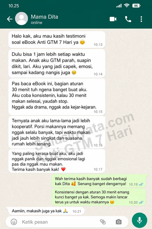 Review pembaca Anti-GTM 7 Hari 4