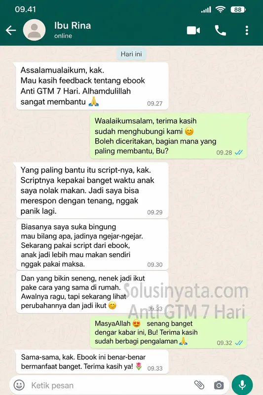 Review pembaca Anti-GTM 7 Hari 5