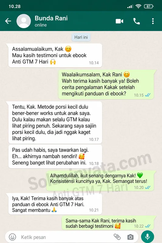 Review pembaca Anti-GTM 7 Hari 6