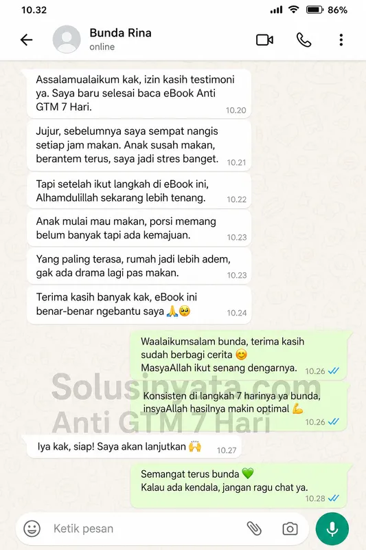 Review pembaca Anti-GTM 7 Hari 10