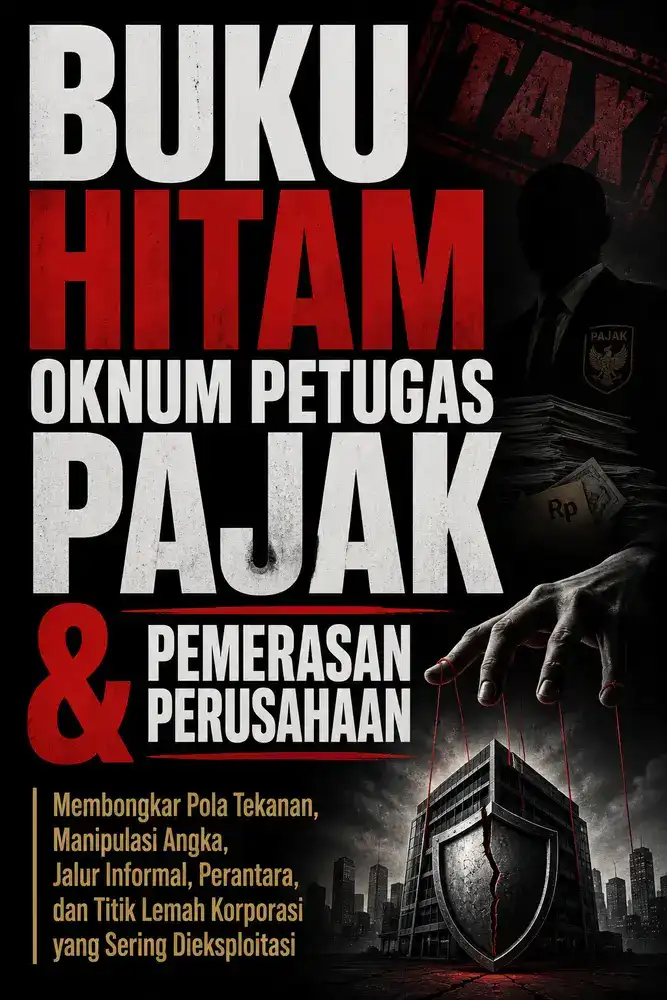 Cover Buku Hitam Oknum Petugas Pajak & Pemerasan Perusahaan